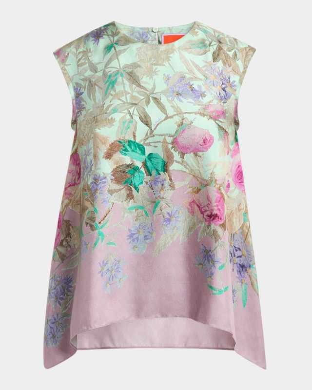 San Carlo Sleeveless Slits Top